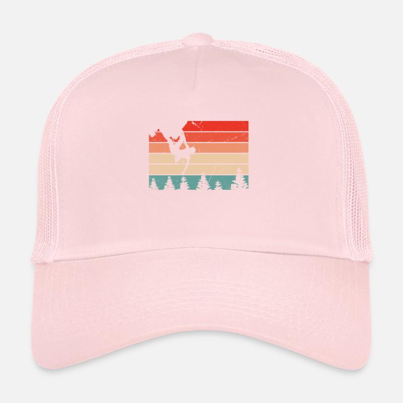 Bloc, bloc, sport, escalade, rétro Casquette trucker 
