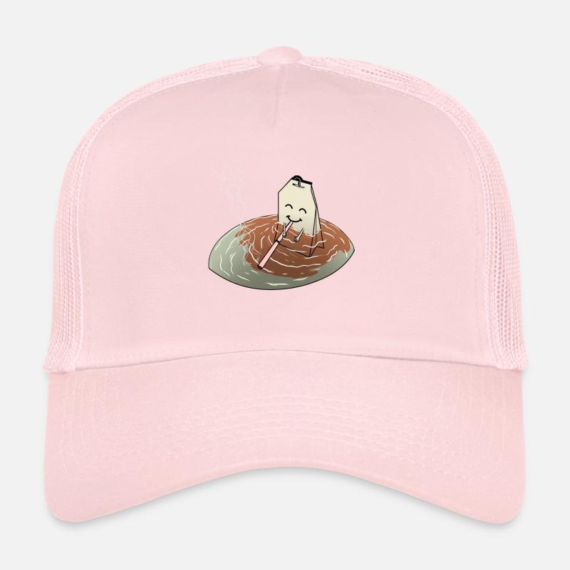 Fumer le thé cigarette joint pot de thé Casquette trucker 