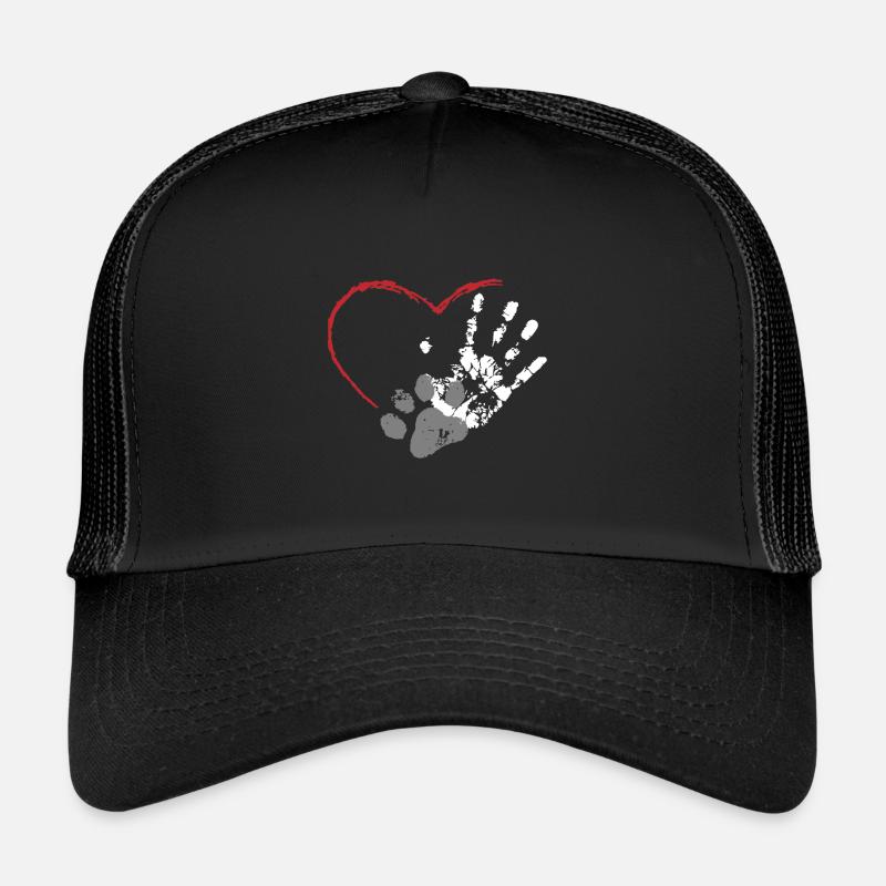 Propriétaires de chiens - Casquette trucker  - noir/noir