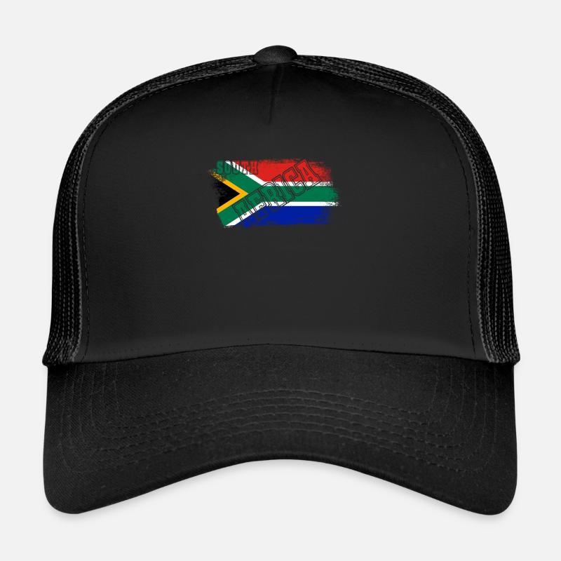 Drapeau de l'Afrique du Sud Afrique du Sud drapeau Casquette trucker 