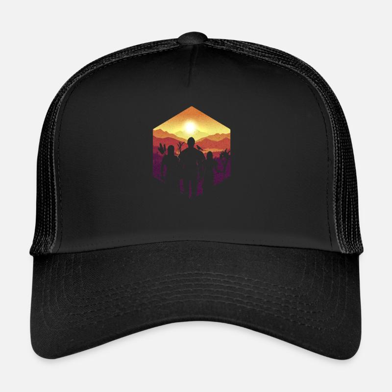 Cool fantasy D20 groupes de dés silhouette RPG Casquette trucker 