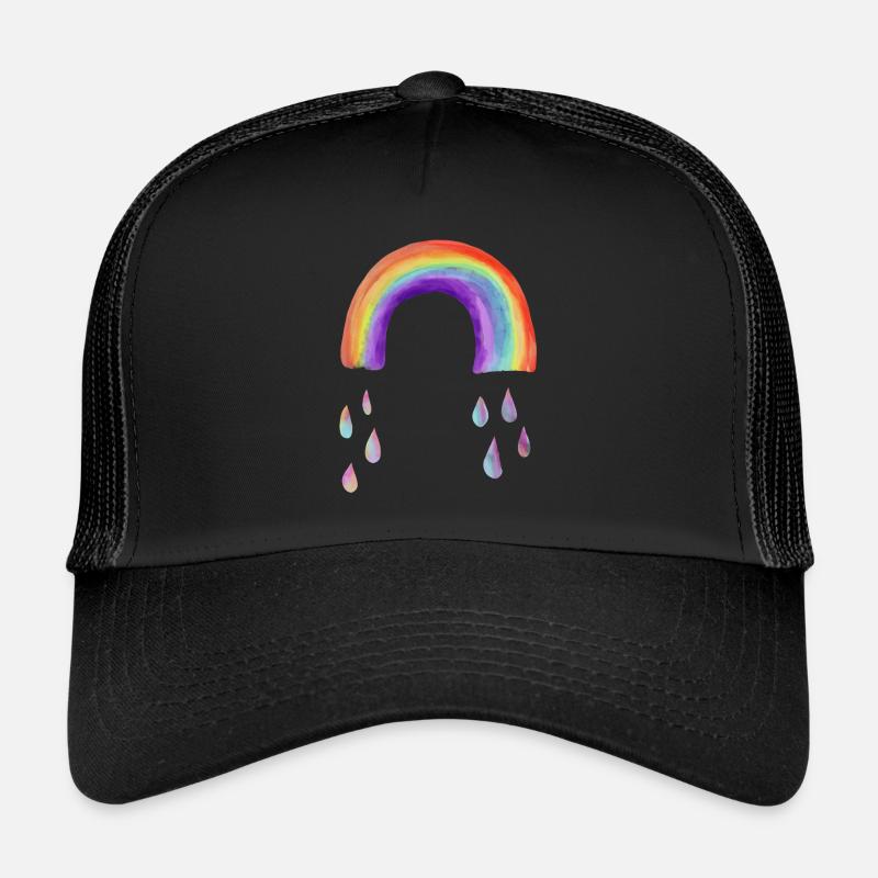 Rainbow - Trucker Cap - black/black