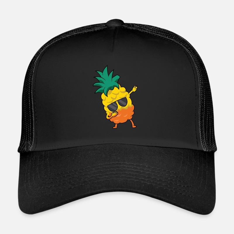 Pineapple Fruit Dabbing Pineapple Trucker Cap