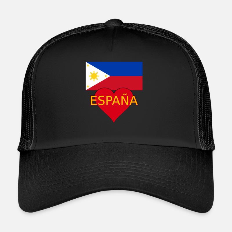 Flag Philippines Spain Trucker Cap