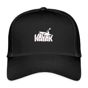 kajaks - Trucker Cap - Schwarz/Schwarz - Vorne