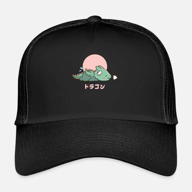 Kawaii Sleeping Dragon Trucker Cap