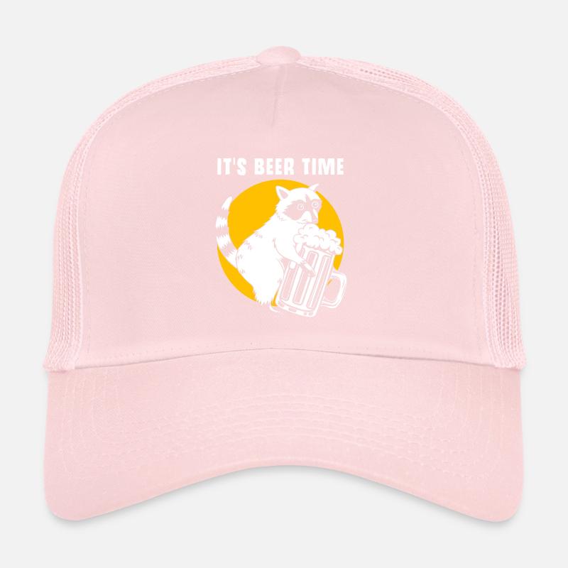 Alcool de bière de raton laveur Casquette trucker 