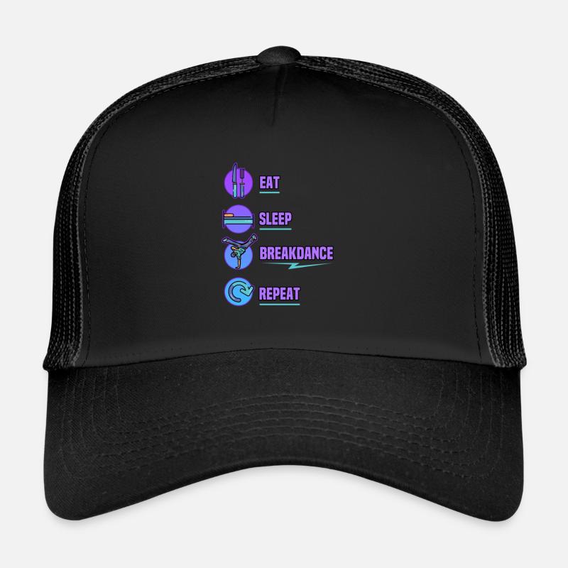 Danseur de danse hip hop breakdance disant cadeau Casquette trucker 