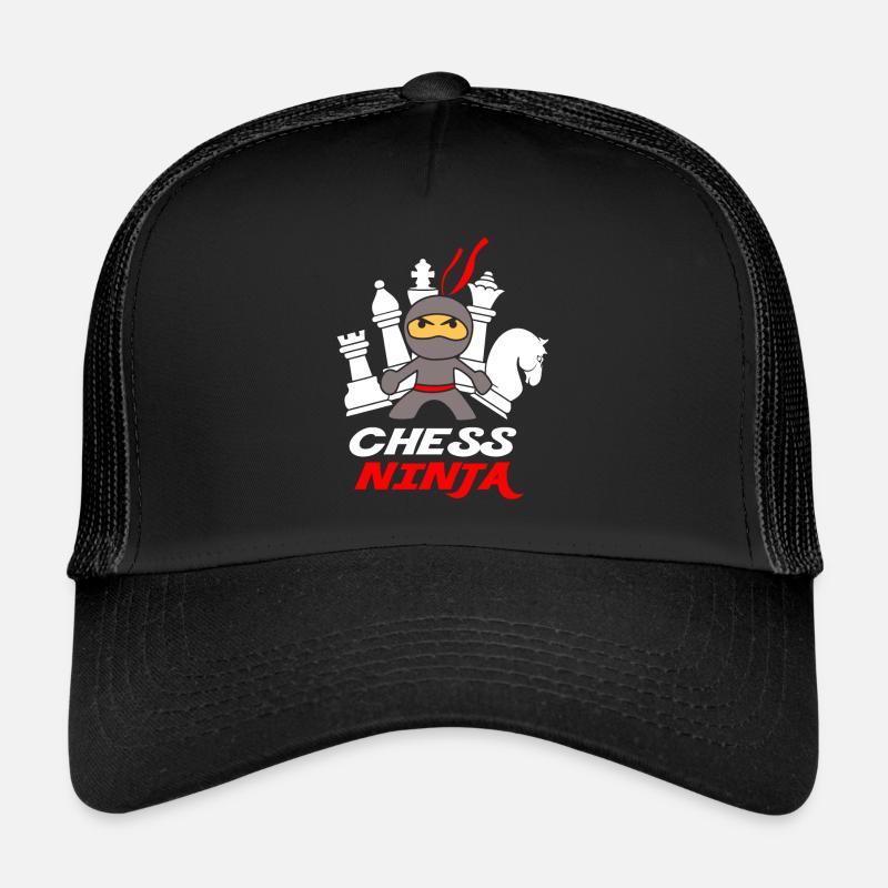 Chess ninja - Trucker Cap - black/black