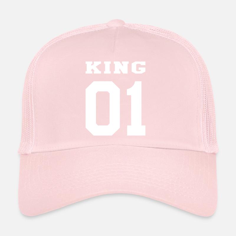 King Queen partenaire look relation Saint Valentin cadeau Casquette trucker 