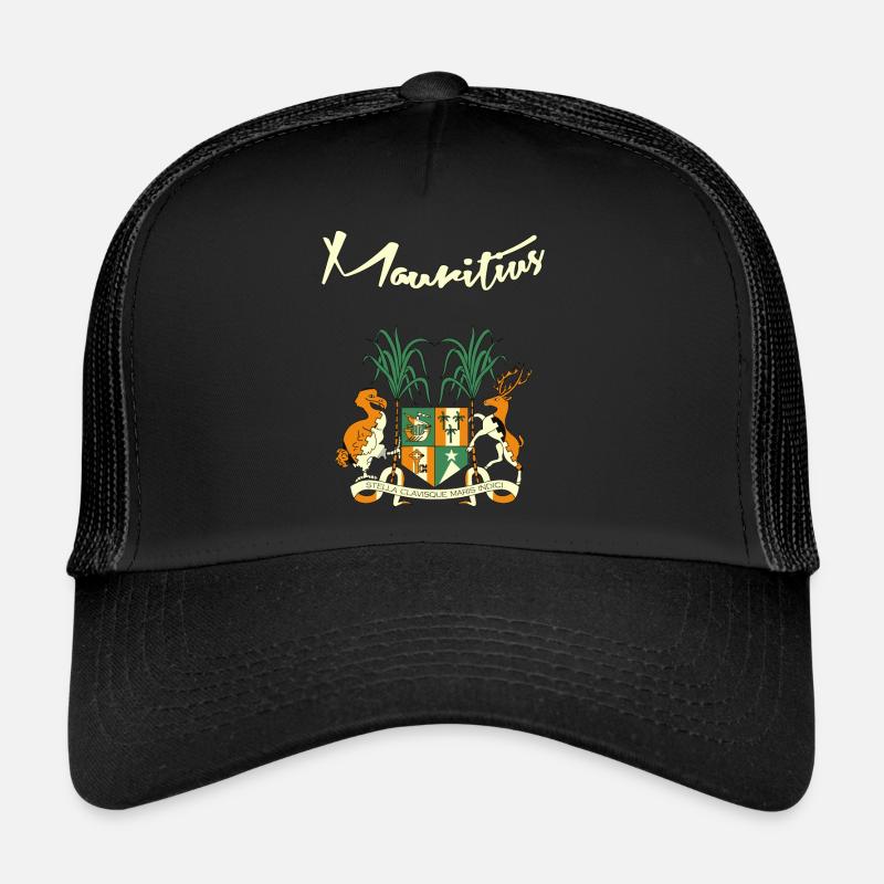 Mauritius - Trucker Cap - Schwarz/Schwarz