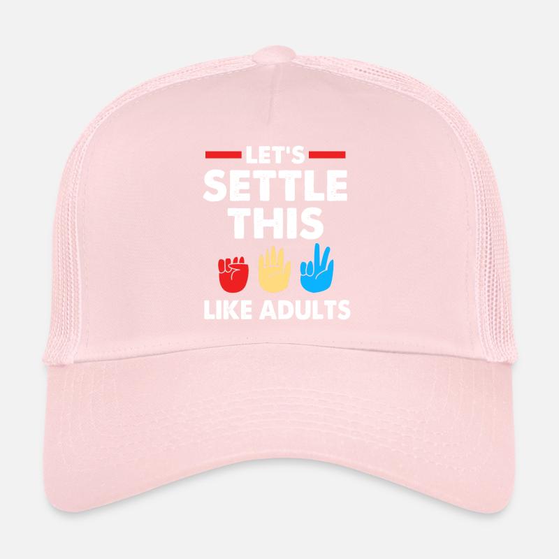 Papier ciseaux en pierre Casquette trucker 