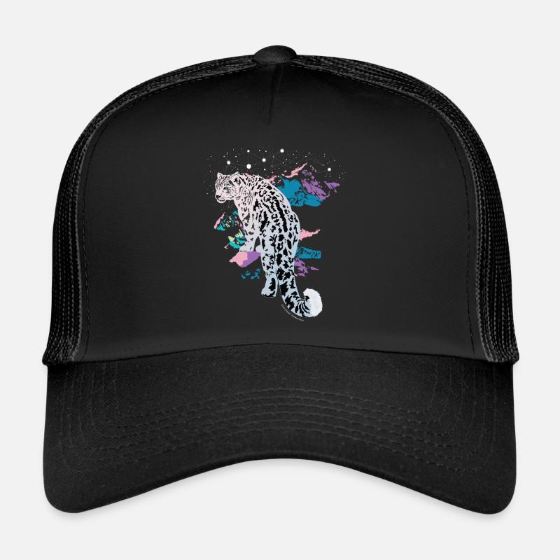 Léopard des neiges Casquette trucker 