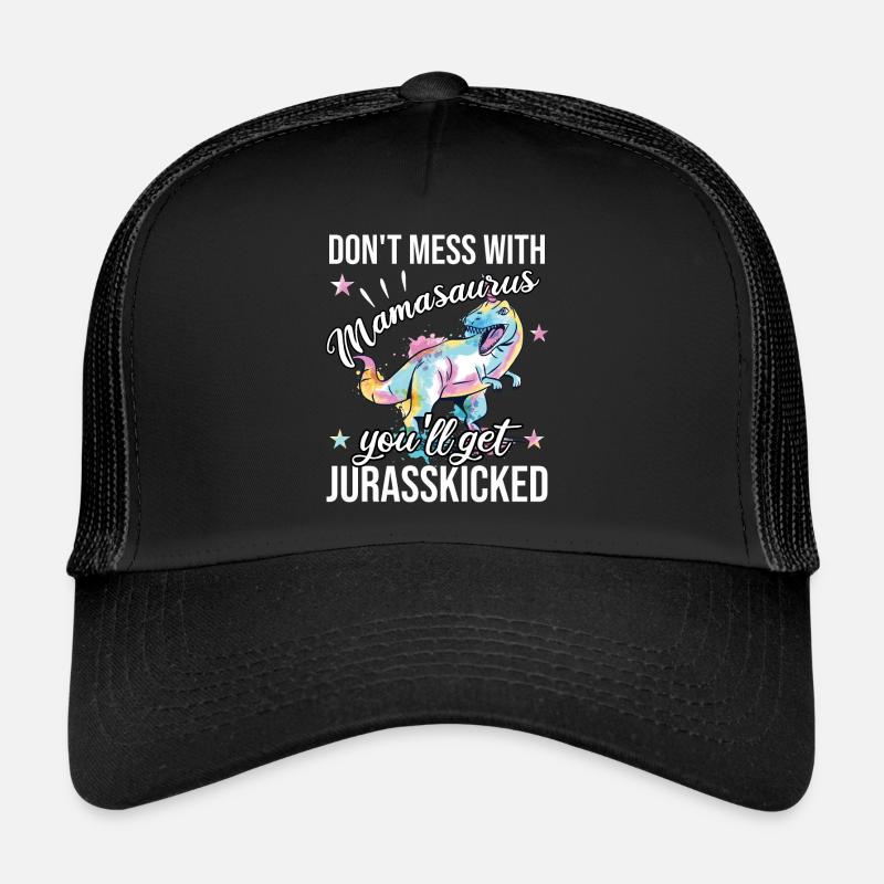Dinosaure Dino T-Rex Mamasaurus Jurasskicked Casquette trucker 