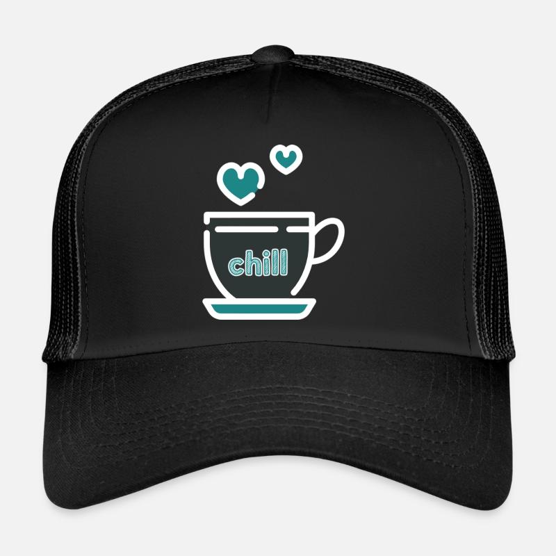 Chill - Trucker Cap - Schwarz/Schwarz