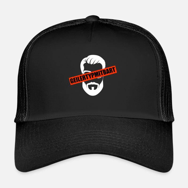 Bart Bartträger Mann Bärte Trucker Cap