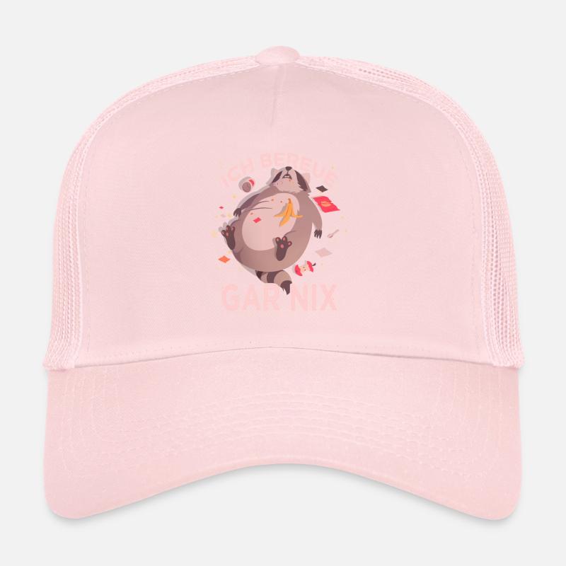 Niedlicher Waschbär Lustige Sprüche Geschenk Trucker Cap