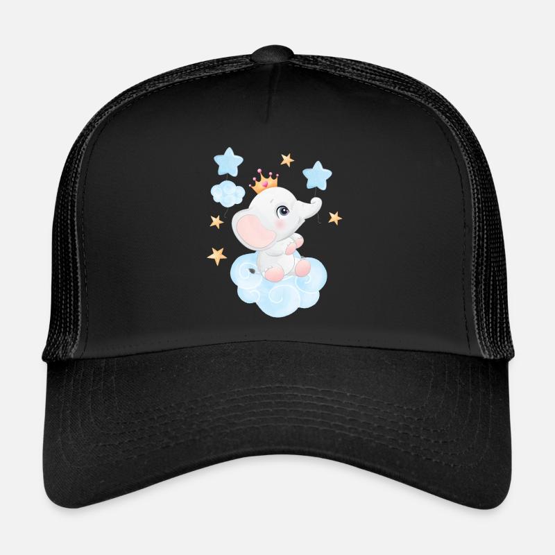 Doux bébé éléphant Casquette trucker 