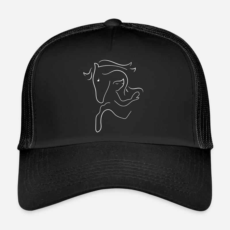 Cheval et Cavalier Casquette trucker 