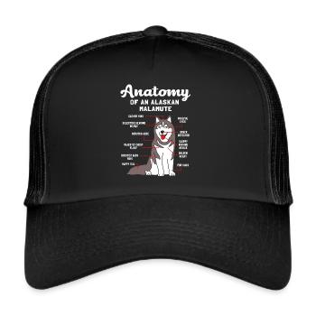 Malamute - Trucker Cap - Schwarz/Schwarz - Vorne