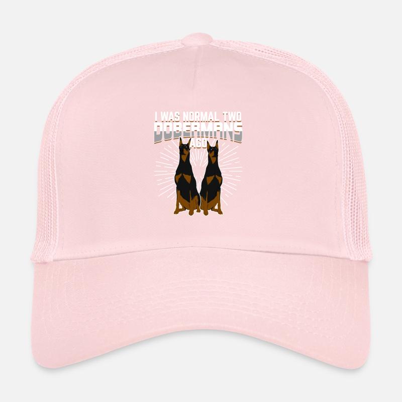 Zwei Dobermänner Hunde Hundehalter Geschenk Trucker Cap