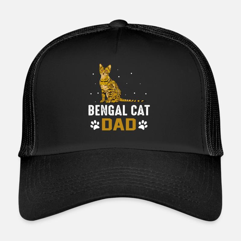 CHAT - BENGAL CAT DAD BENGAL CHAT Casquette trucker 