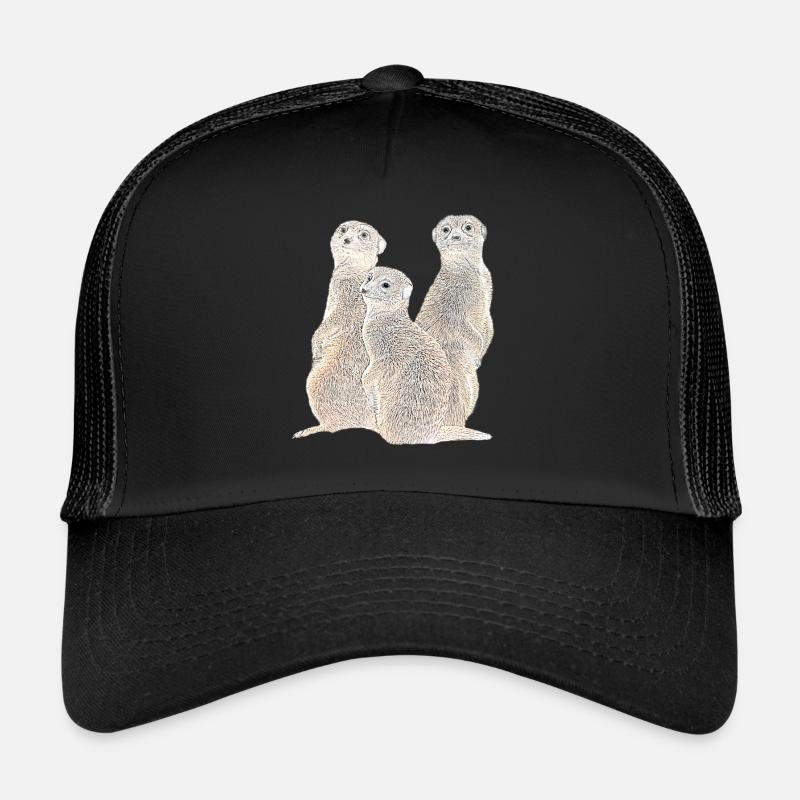 Erdmännchen - Mangusten - Afrika Trucker Cap