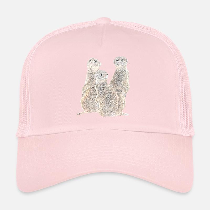 Suricate - Mangoustes - Afrique Casquette trucker 