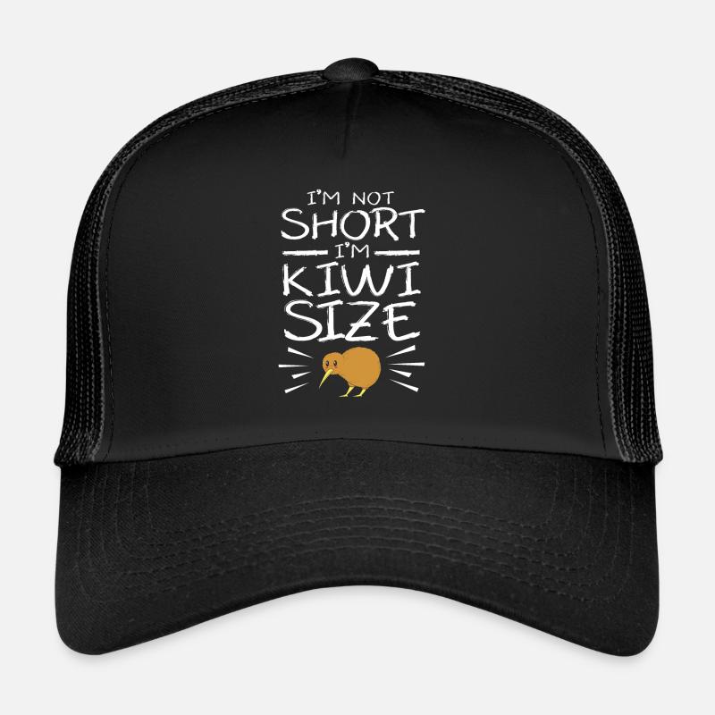 kiwi-vogel Kiwi Vogel - Trucker Cap - Schwarz/Schwarz