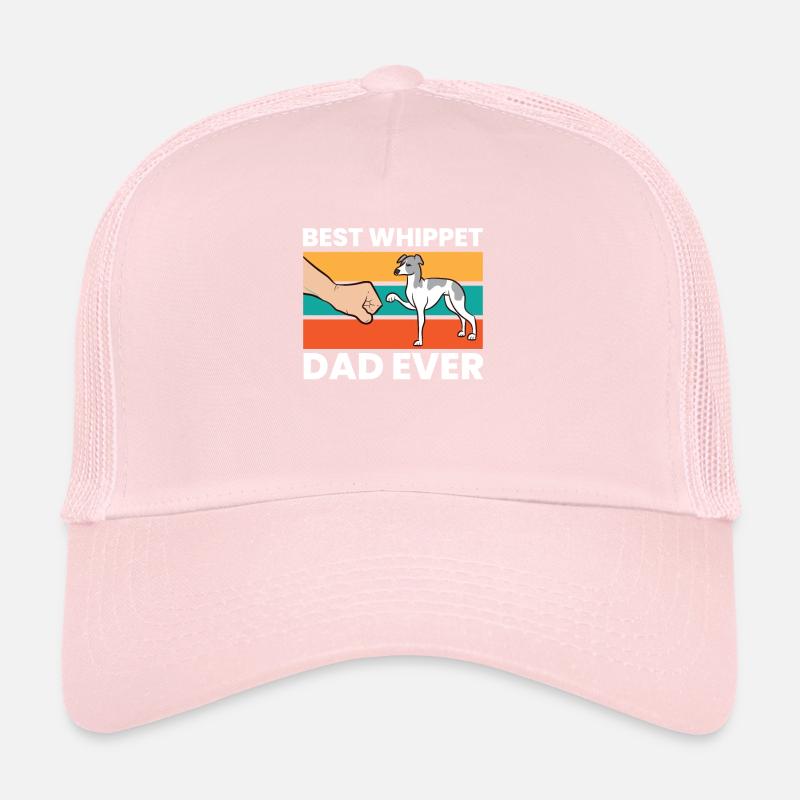 Pet Whippet Best Whippet Dad Ever Trucker Cap