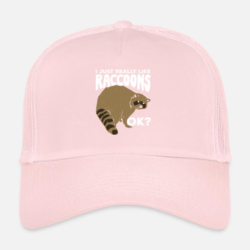 Waschbär Tier Tierpfleger Geschenk Trucker Cap
