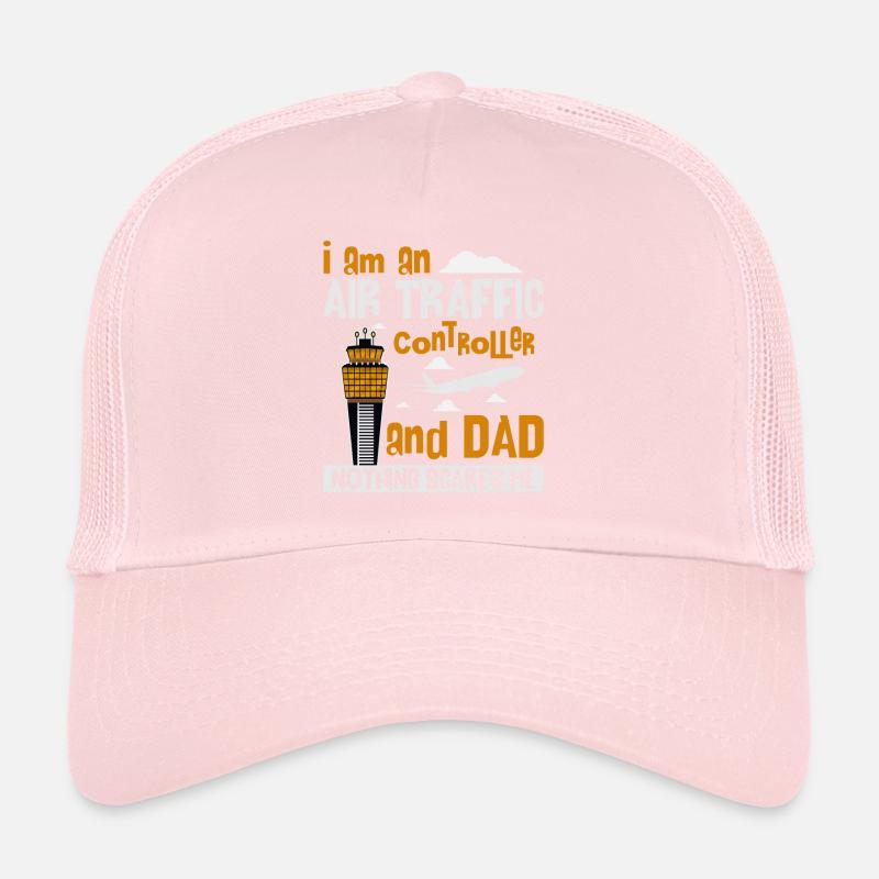 Aviator flying air traffic controller aircraft Trucker Cap