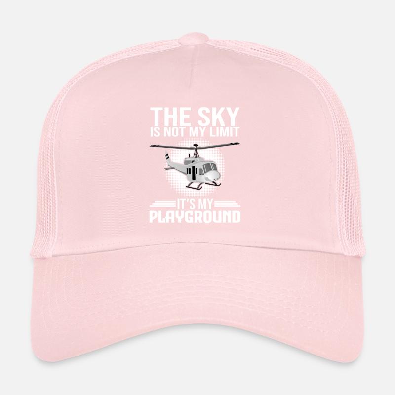 Helikopter Pilot Hubschrauber Heli Trucker Cap