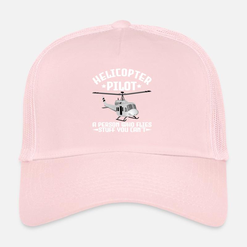 Hélicoptère pilote hélico hélicoptère Casquette trucker 