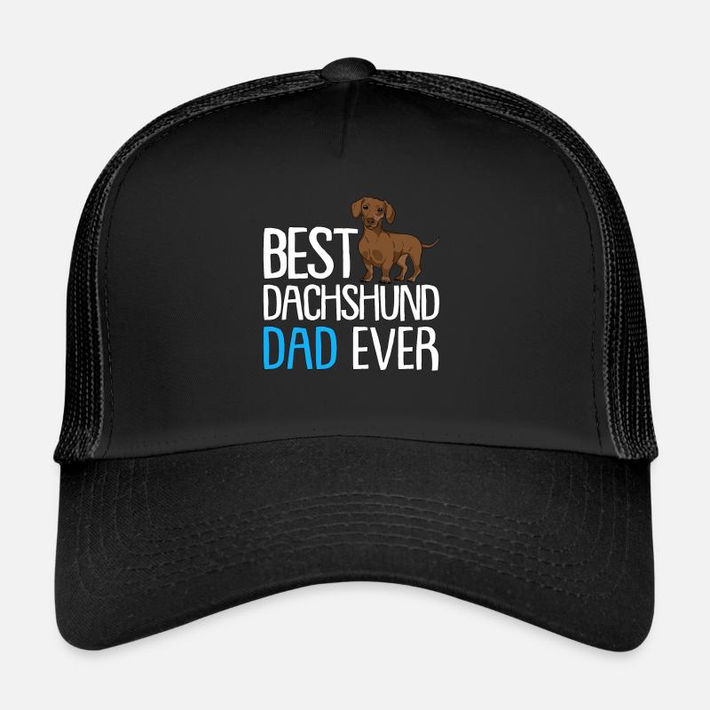 Dachshund Dog Dad Herrchen Dackel Trucker Cap