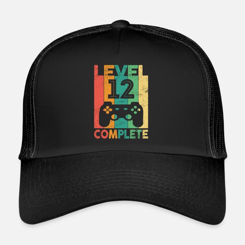 J’ai 12 | 12e anniversaire Garçons Gaming Casquette trucker 