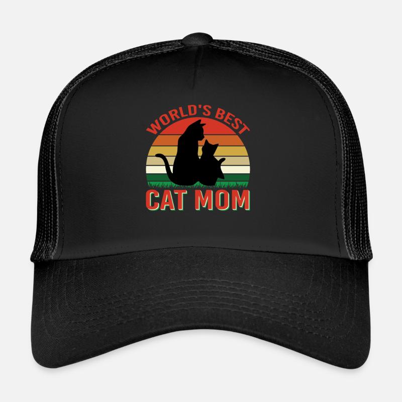 Beste Katzen Mama der Welt Katze Geschenk Trucker Cap
