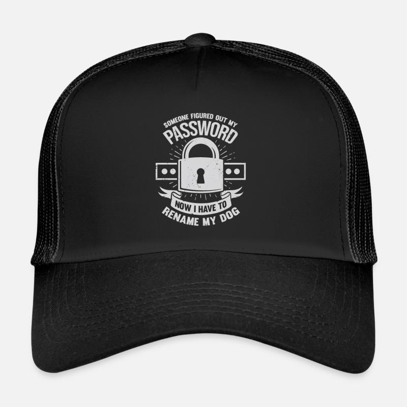Informationssicherheitsbeauftragter Beruf Geschenk - Trucker Cap - Schwarz/Schwarz