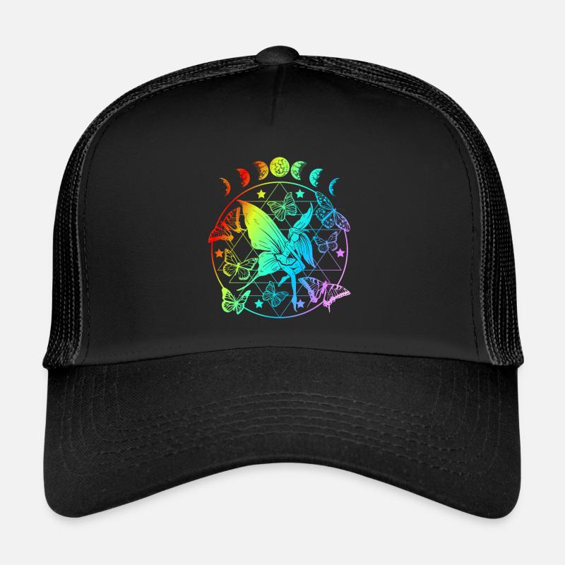 Fée avec papillons Elfes Fille Cadeau Casquette trucker 