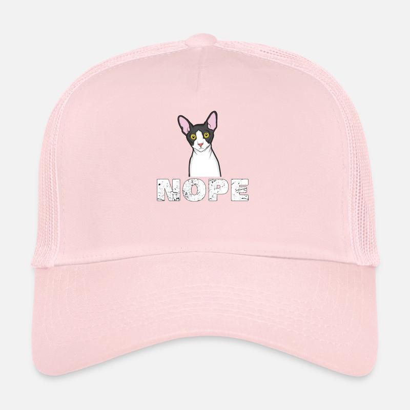 Katzen Spruch Cornish Rex Katze Trucker Cap