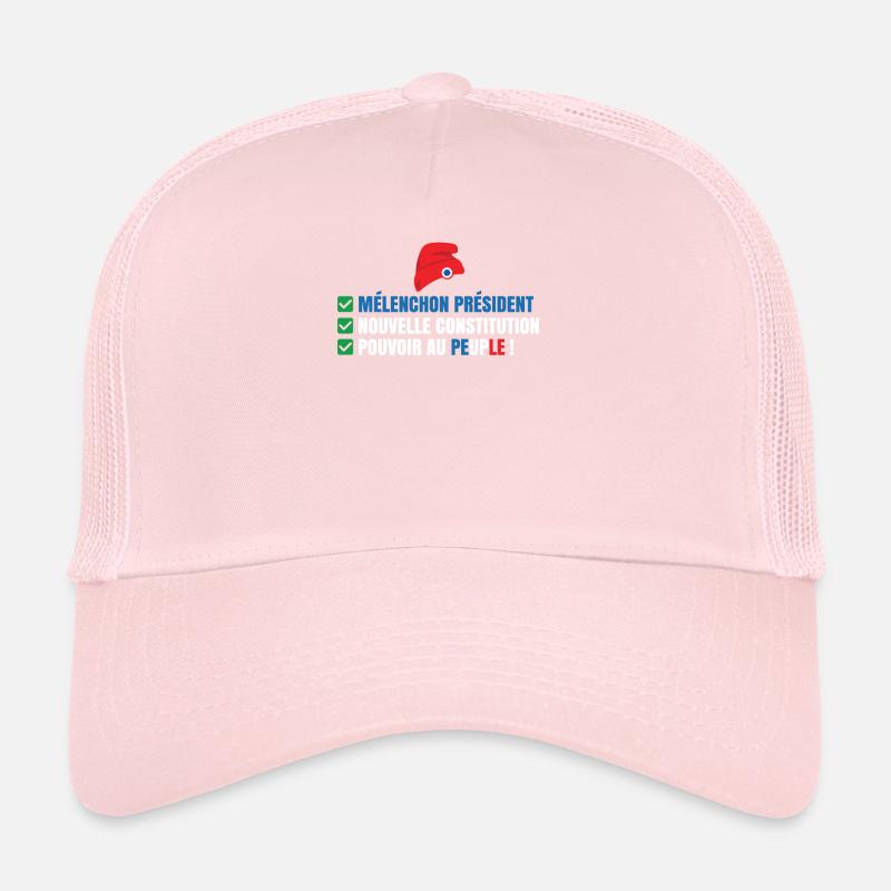Nouvelle constitution Jean-Luc Mélenchon peuple Casquette trucker 