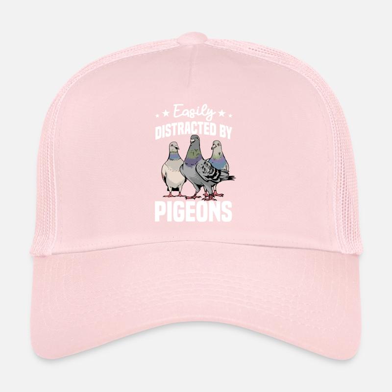 Easily Distracted By Pigeons Trucker Cap