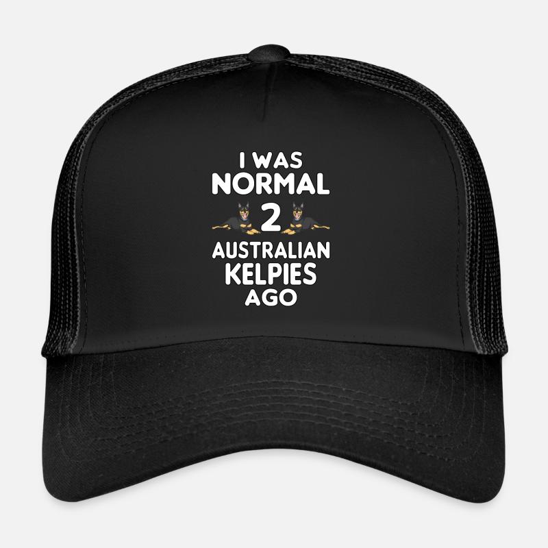 Propriétaires de chiens Kelpie australiens - Casquette trucker  - noir/noir