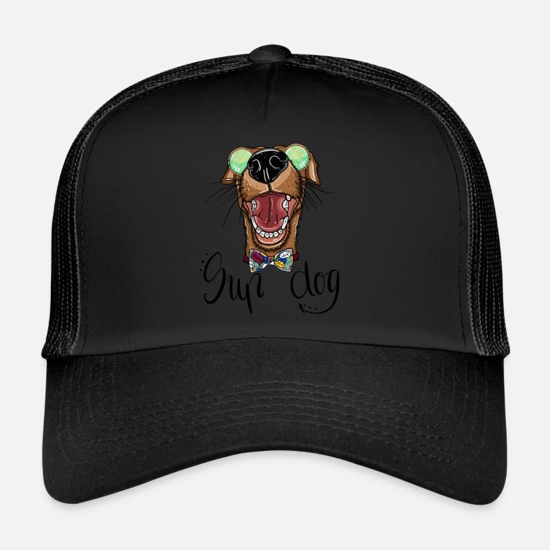 FD3A2676 87DB 4AD4 845A 58CC32CC1954 - Casquette trucker  - noir/noir