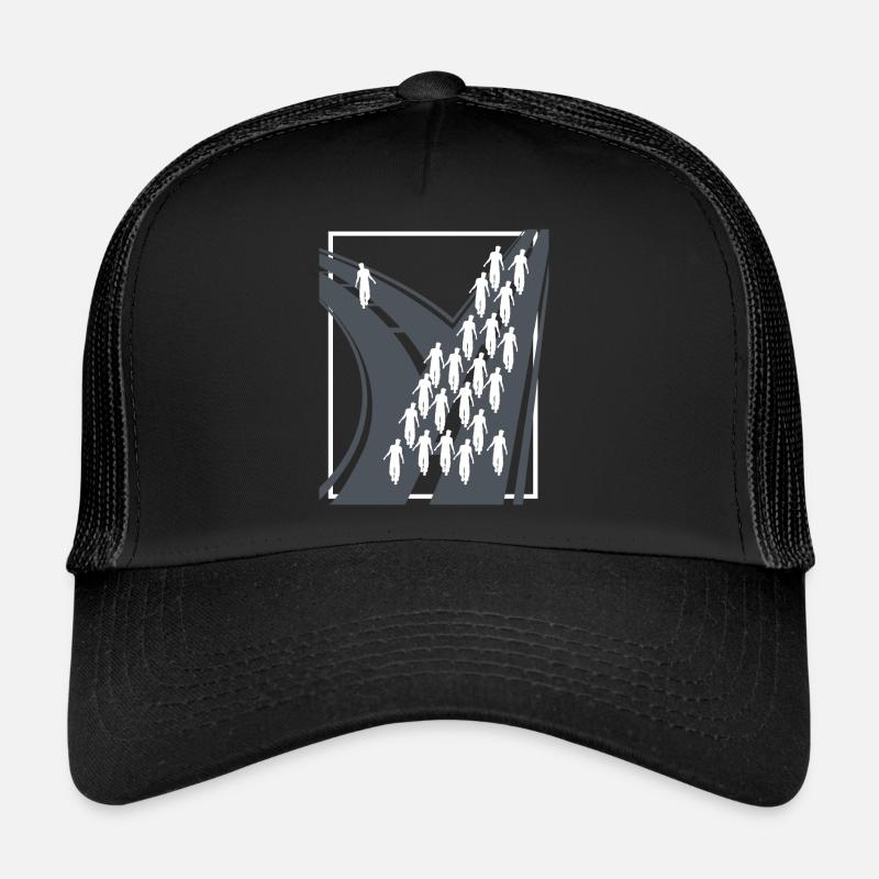 different people streets awesome motivation be you Trucker Cap