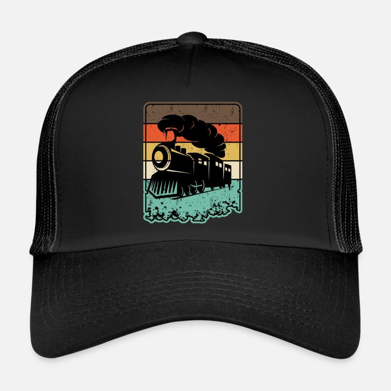 Train rétro Casquette trucker 