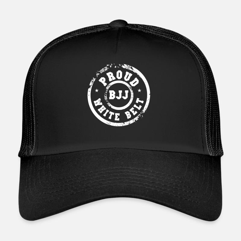 Fière ceinture blanche BJJ Casquette trucker 