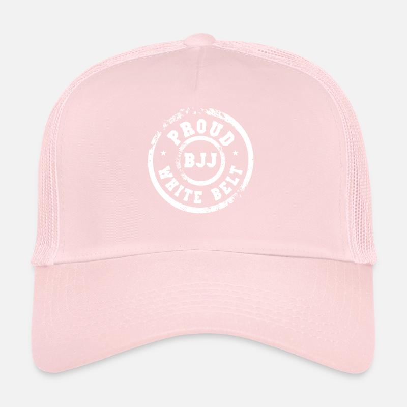 Proud BJJ White Belt Trucker Cap