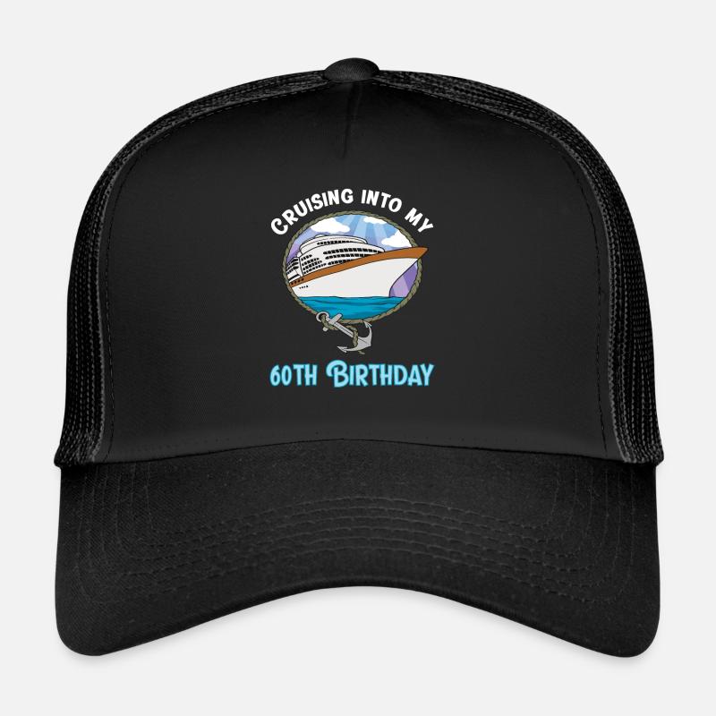 Croisière dans ma croisière de 60e anniversaire Casquette trucker 