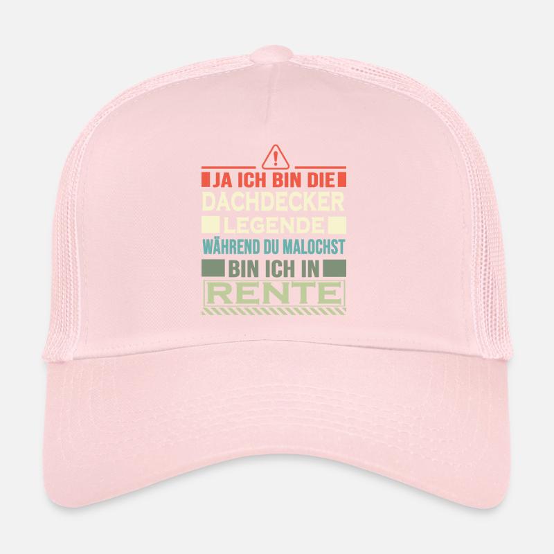 dachdecker rentner mit stil roofer dach decken Trucker Cap